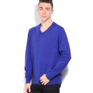 Nautica Men's V-Neck Sweater Twilightsky